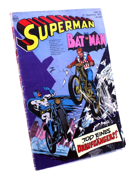 DC Comics Superman Batman Comic Nr. 20 (1975): Tod eines Draufgängers von Ehapa